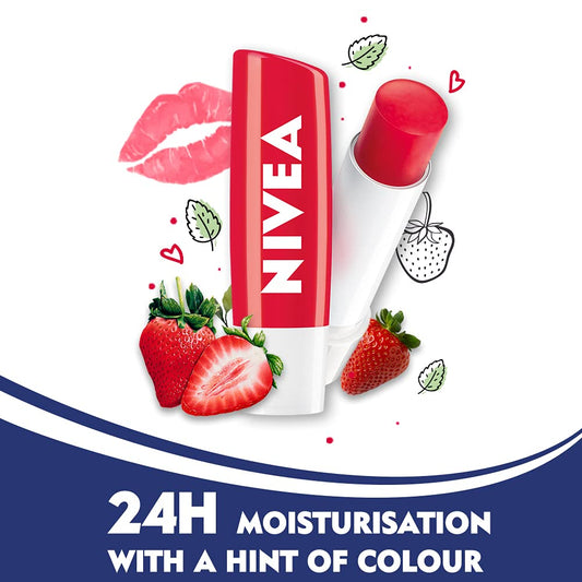 Nivea Soft lip balm strawberry shine