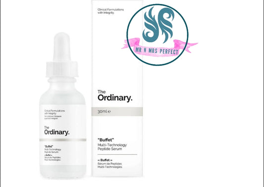 The Ordinary Buffet Multi Technology Peptide (Anti-Aging) Serum 30ml Made in Canada.