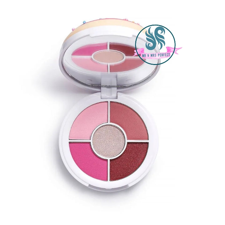 Makeup Revolution DONUT RASBERRY ICING Eyeshadow Palette Rasberry Scented Pink Imported From Australia