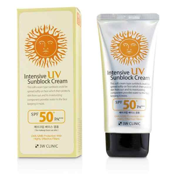 3W clinic sunscreen  made in korea