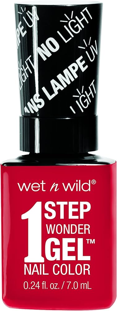 Wet n wild 1 step wonder gel nail colour -crime of passion