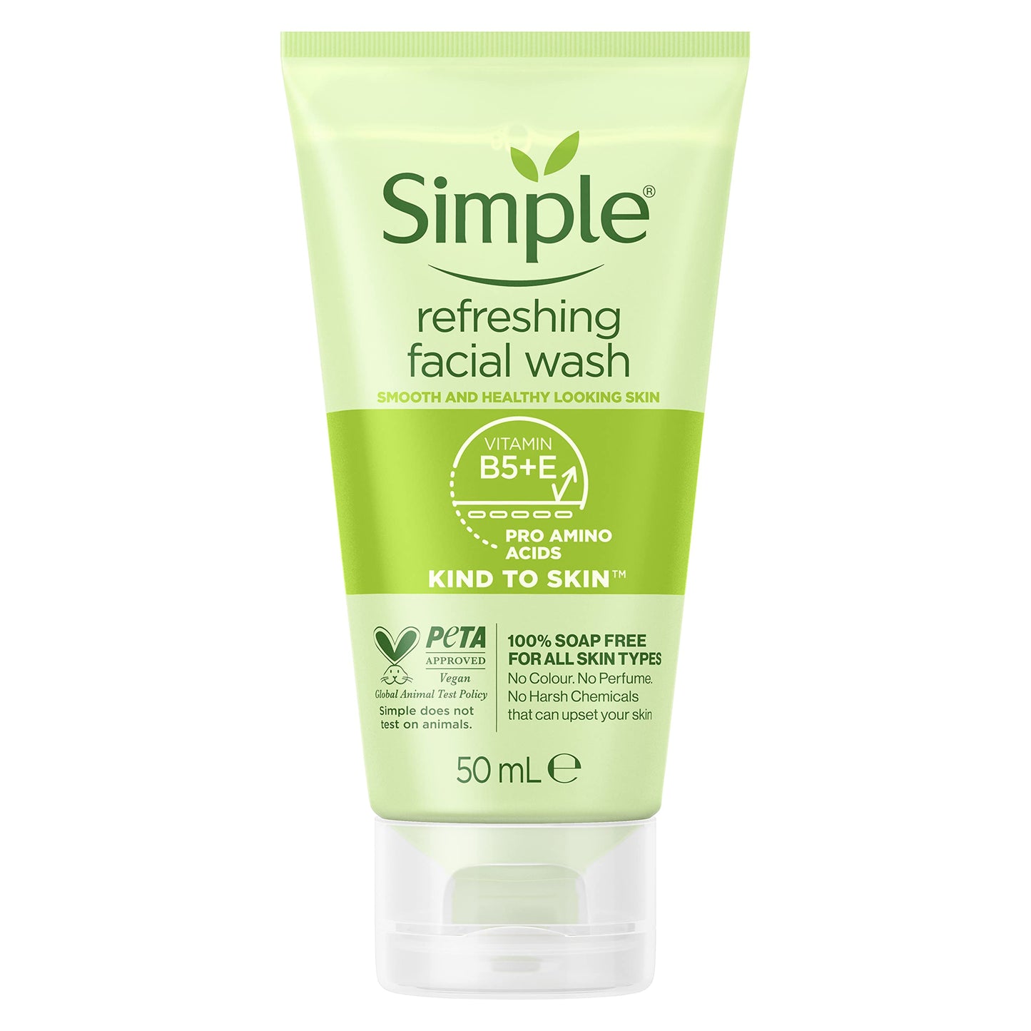 Simple refreshing facial wash 50ml