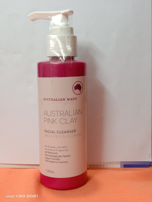 Australian Pink Clay Deep Pore Cleanser 120ml Imported from Australia