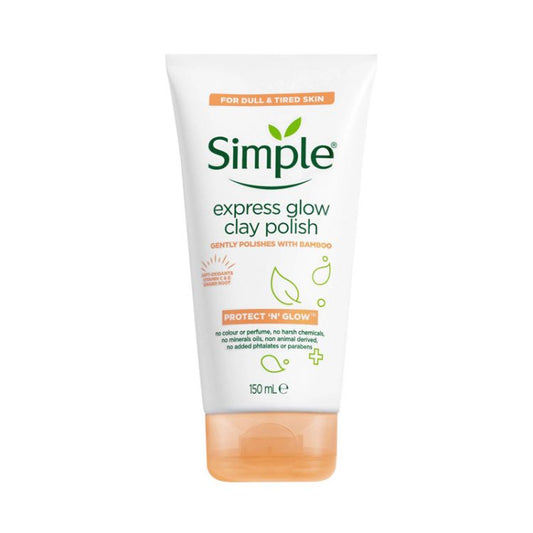 Simple Protect ‘N’ Glow Express Glow Clay Polish
(150ml) Imported from Australia