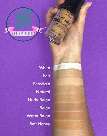 L.A. Girl Pro Coverage Illuminating Foundation- Soft Honey