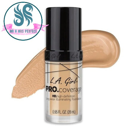 L.A. Girl Pro Coverage Illuminating Foundation- Soft Honey