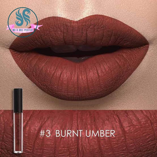 Focallure Waterproof Matte Liquid Lipstick (FA 24) - 03 Burnt Umber