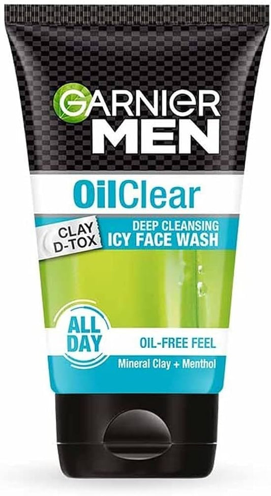 Garnier Men Oil Clear Face Wash, 100G 100Gm