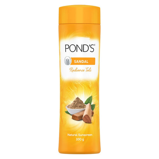 POND'S SANDAL RADIANCE TALCUM POWDER NATURAL SUNSCREEN - 100G( India)