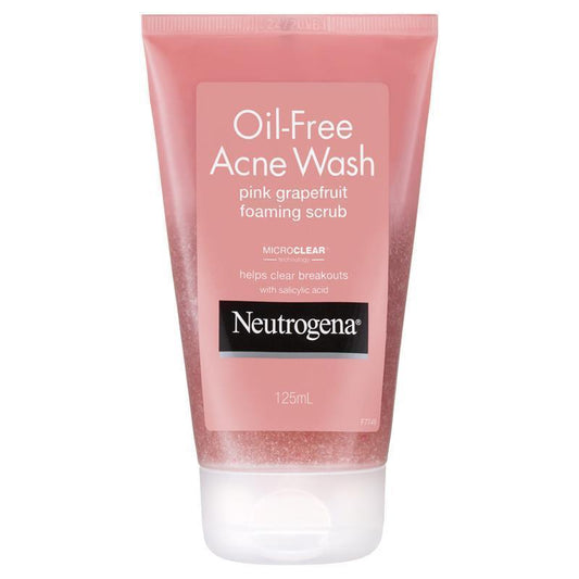 Neutrogena Oil Free Pink Grapefruit Scrub 125ml