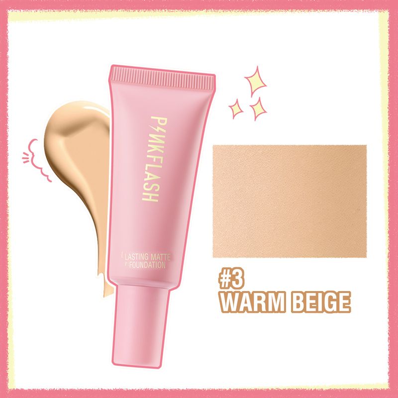 Pink Flash Matte Foundation #03 Warm Beige