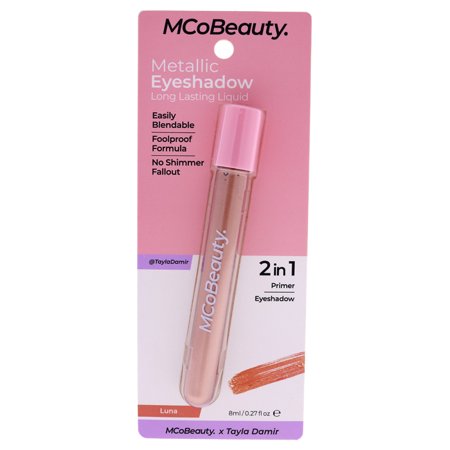 MCoBeauty Mcobeauty Metallic Eyeshadow Long Lasting Liquid - Luna 0.27 Oz (Made in PRC - Imported from Australia)