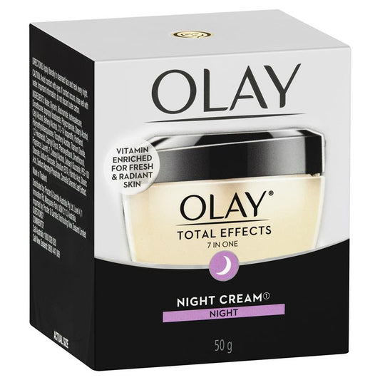 Olay Total Effects 7 in One Night Moisturiser
(50ml) (Made in Thailand imparted from Australia)