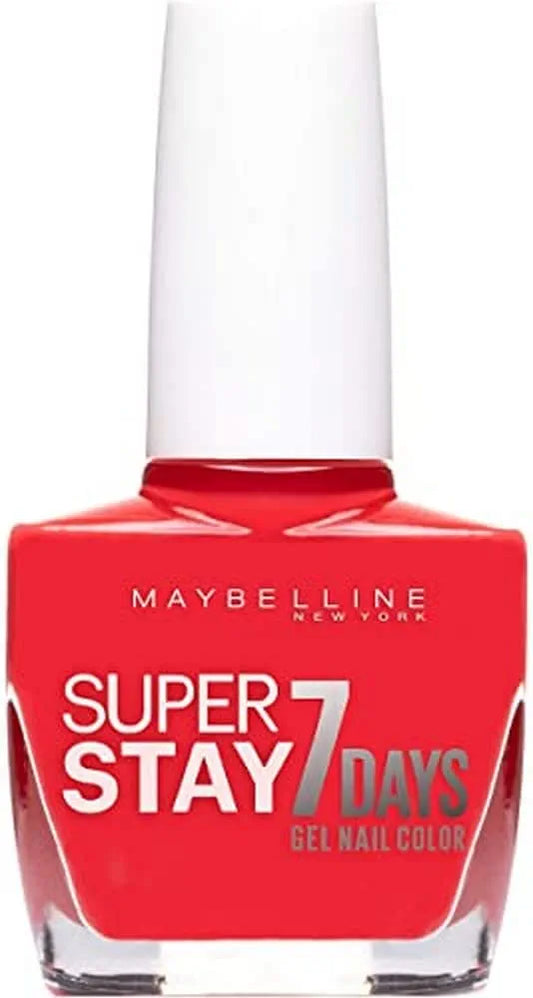 Maybelline SuperStay 7 Day Gel Nail Colour - Hot Salsa 490 ( Made in Spain - Imported from Australia)