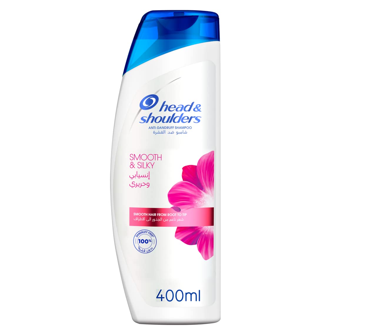 Head & Shoulders Smooth & Silky Anti-Dandruff Shampoo for Dry Frizzy Hair, 400ML( Germany)