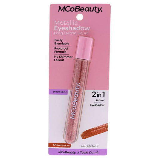 MCoBeauty Metallic Eyeshadow, Liquid Eyeshadow, Showstopper, 0.27 oz Made in PRC imported from Australia