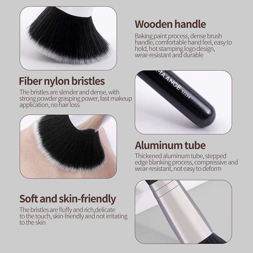 MAANGE LARGE FLAT TOP FOUNDATION BRUSH-SINGLE,MF1