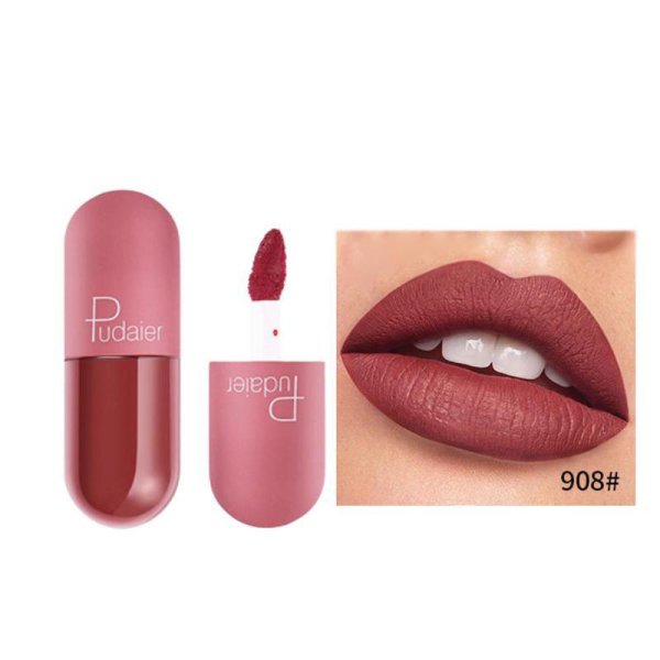 C2010 – Pudaier MINI Matte Capsule Liquid Lipstick

#908