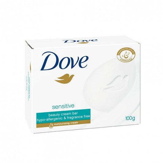 Dove Beauty Bar Sensitive Skin 100g made in Germany imported from Australia