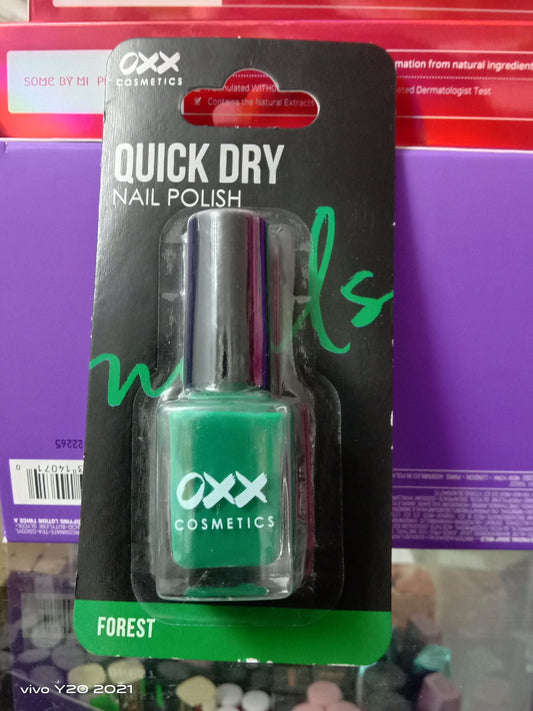 OXX Cosmetics Gel Effect Nail Polish - Forest ( Made in China - Imported from Australia)