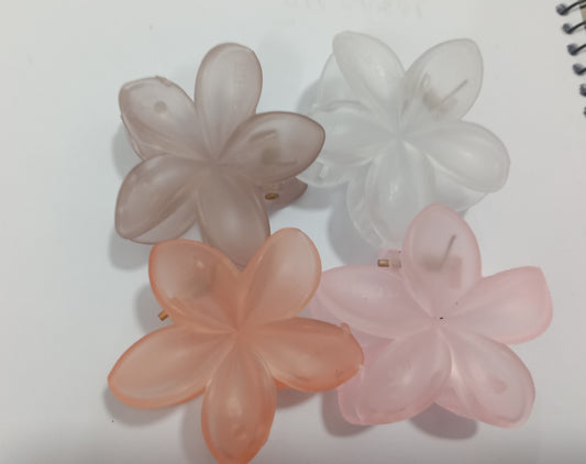 Flower hair clips