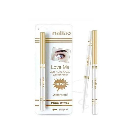 Maliao Love Me Auto Kohl Waterproof Pure White Kajal - 0.35g(P.R.C)