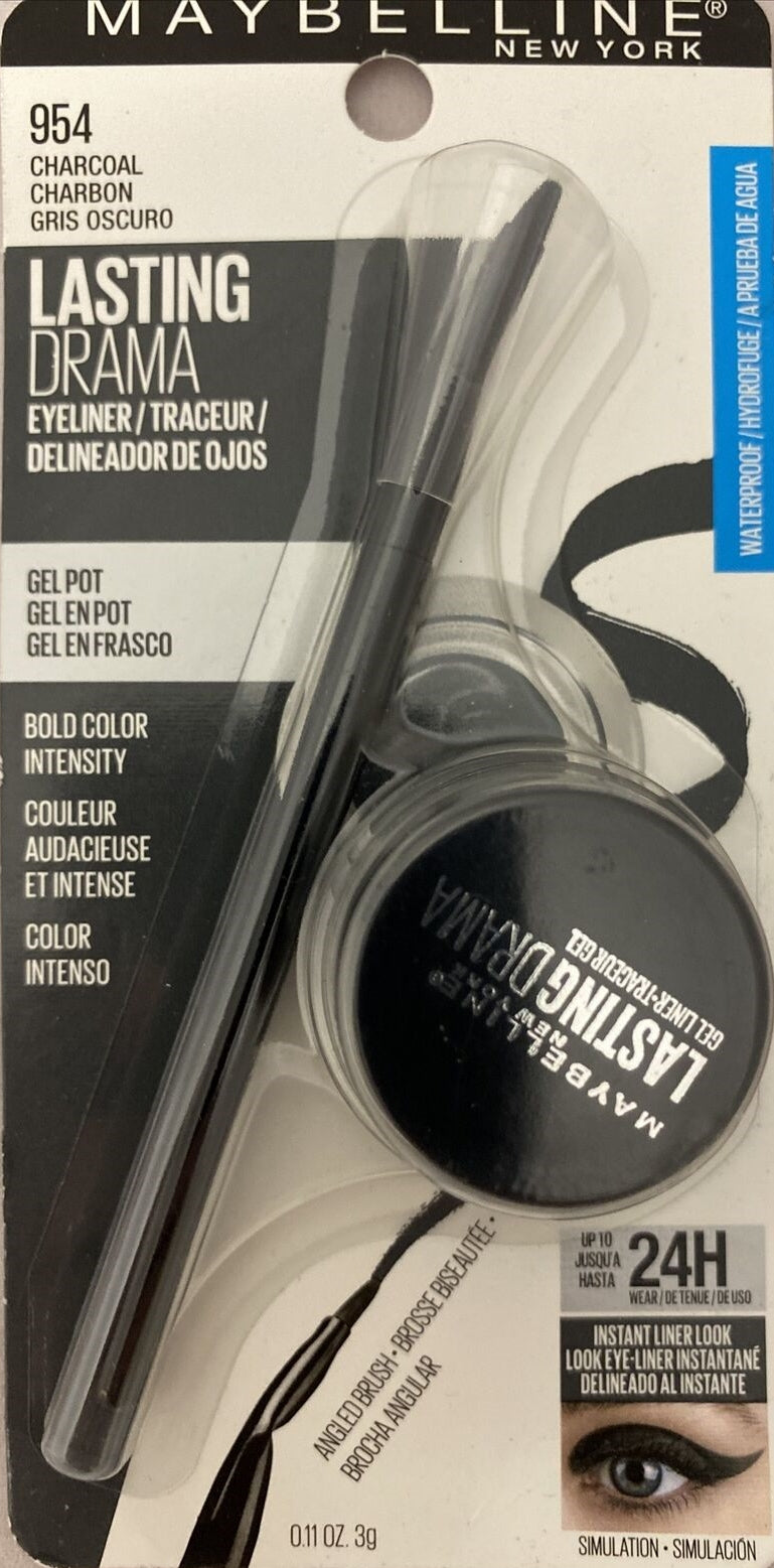 Maybelline EyeStudio Lasting Drama Gel Pot Liner 3 g made in USA imported from Australia