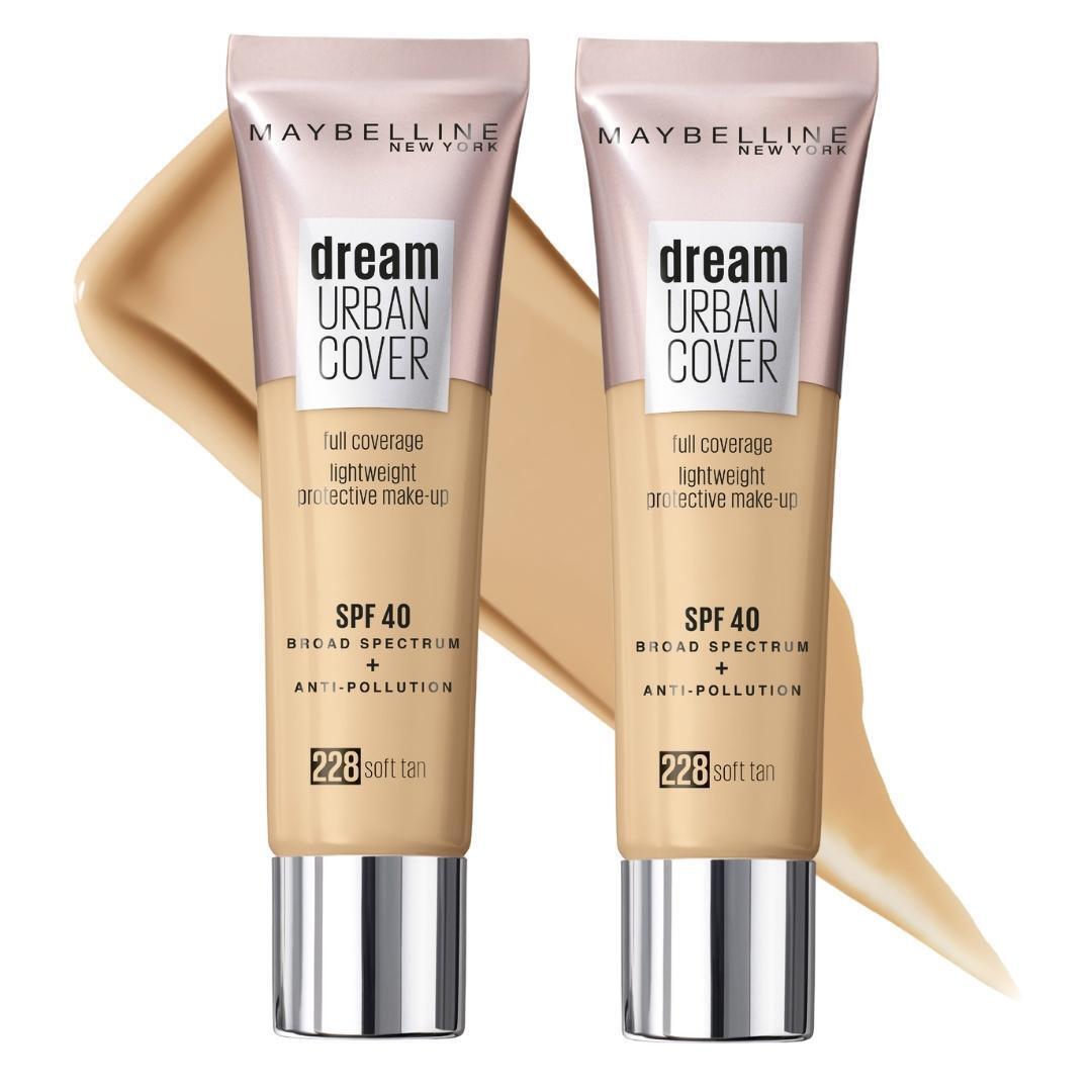 Maybelline Dream Urban Cover Full Coverage SPF40 228 Soft Tan