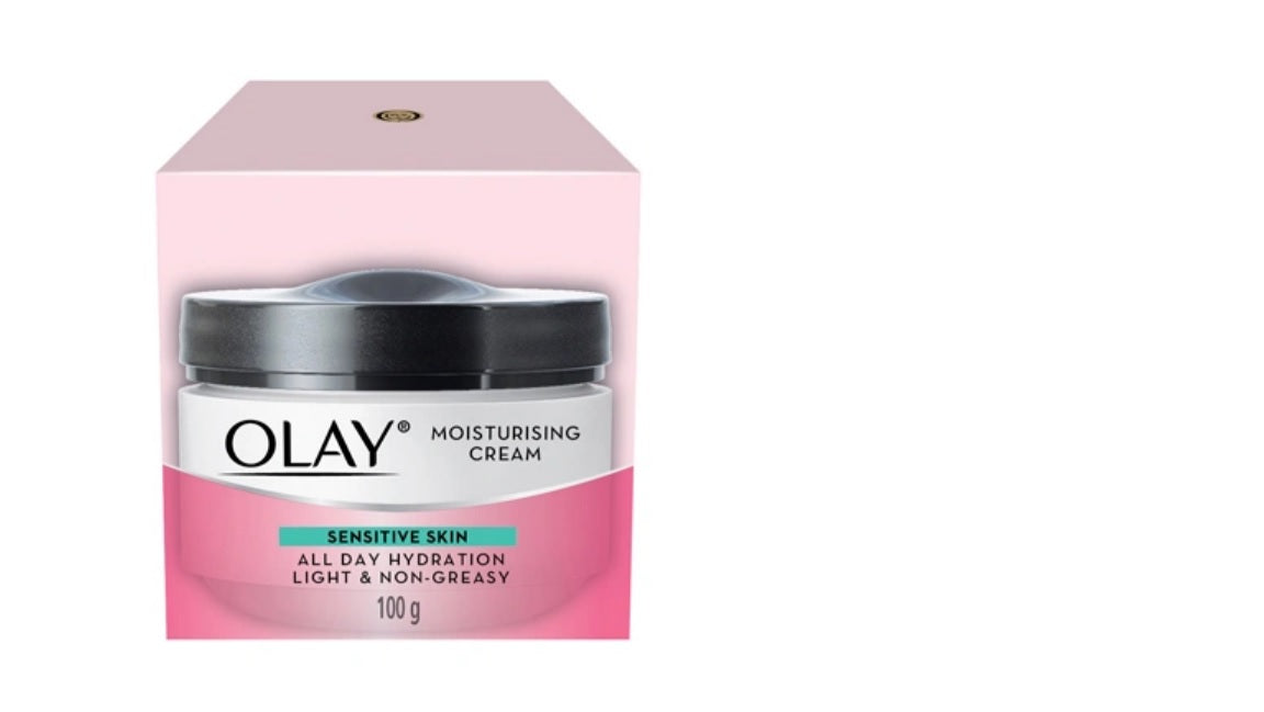 Olay Moisturising Cream Sensitive Skin 100g imported from Australia