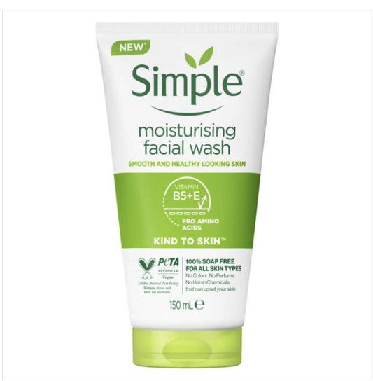 Simple Moisturising Facial Wash-150ml