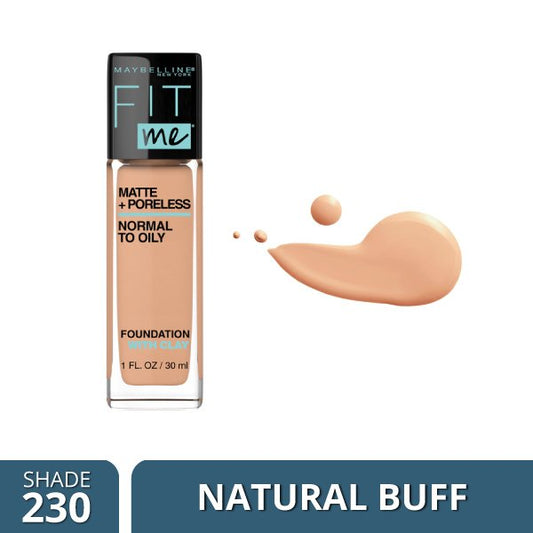 Maybelline Fit Me Matte + Poreless Foundation

- 230 Natural Buff