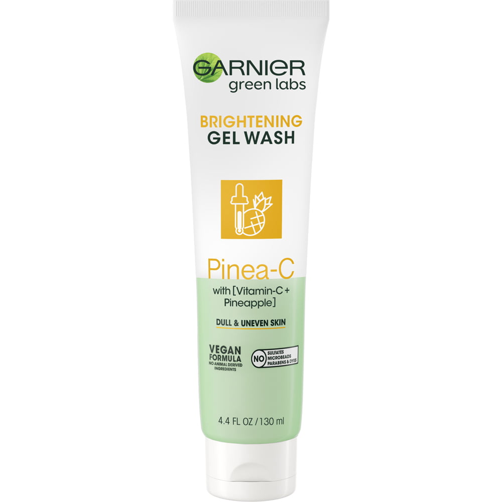 Garnier SkinActive Green Labs Brightening Gel Washable Cleanser with Vitamin C Made in USA imported from Australia.