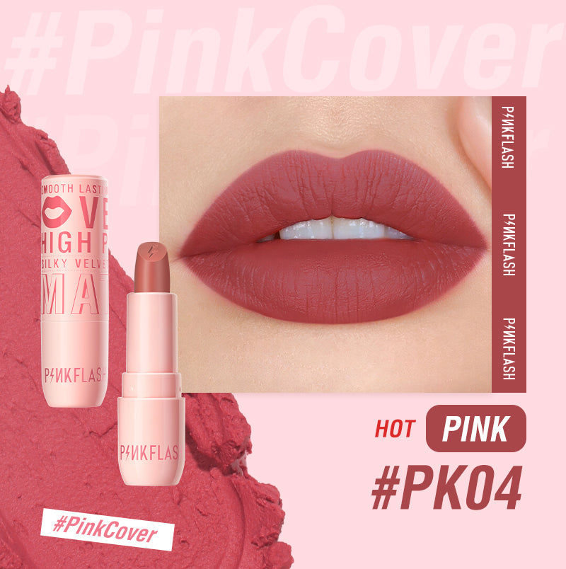 Pink Flash Silky Velvet Matte Lipstick  – PK04