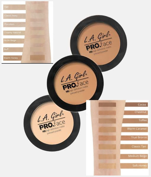 L.A. Girl Pro Face Matte Pressed Powder 7g - GPP609 Medium Beige