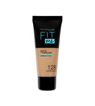 Maybelline - Fit Me Original Foundation Matte + Poreless - 128: Warm Nude