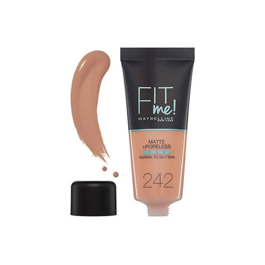 Maybelline Fit Me Matte+Poreless Foundation Original- 242 Light Honey 30ml