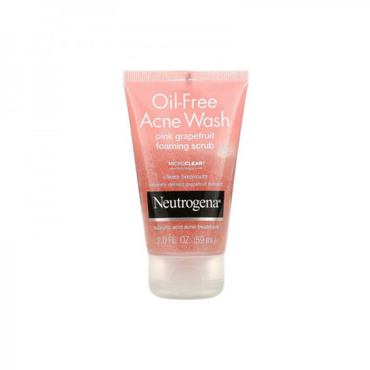 Neutrogena Oil-Free Acne Wash Pink Grapefruit Foaming Scrub 59ml