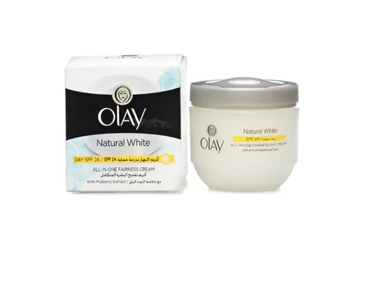 OLAY NATURAL WHITE FAIRNESS DAY SPF 24 CREAM - 50G