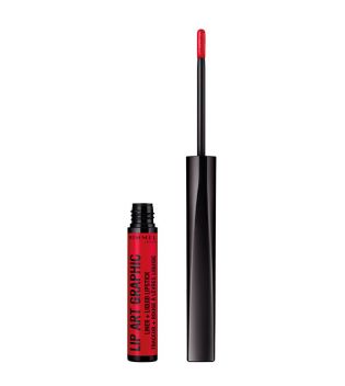 Rimmel London - Lip Art Graphic Liquid Lipstick - 610: Hot Spot -( Made in korea imported from Australia)